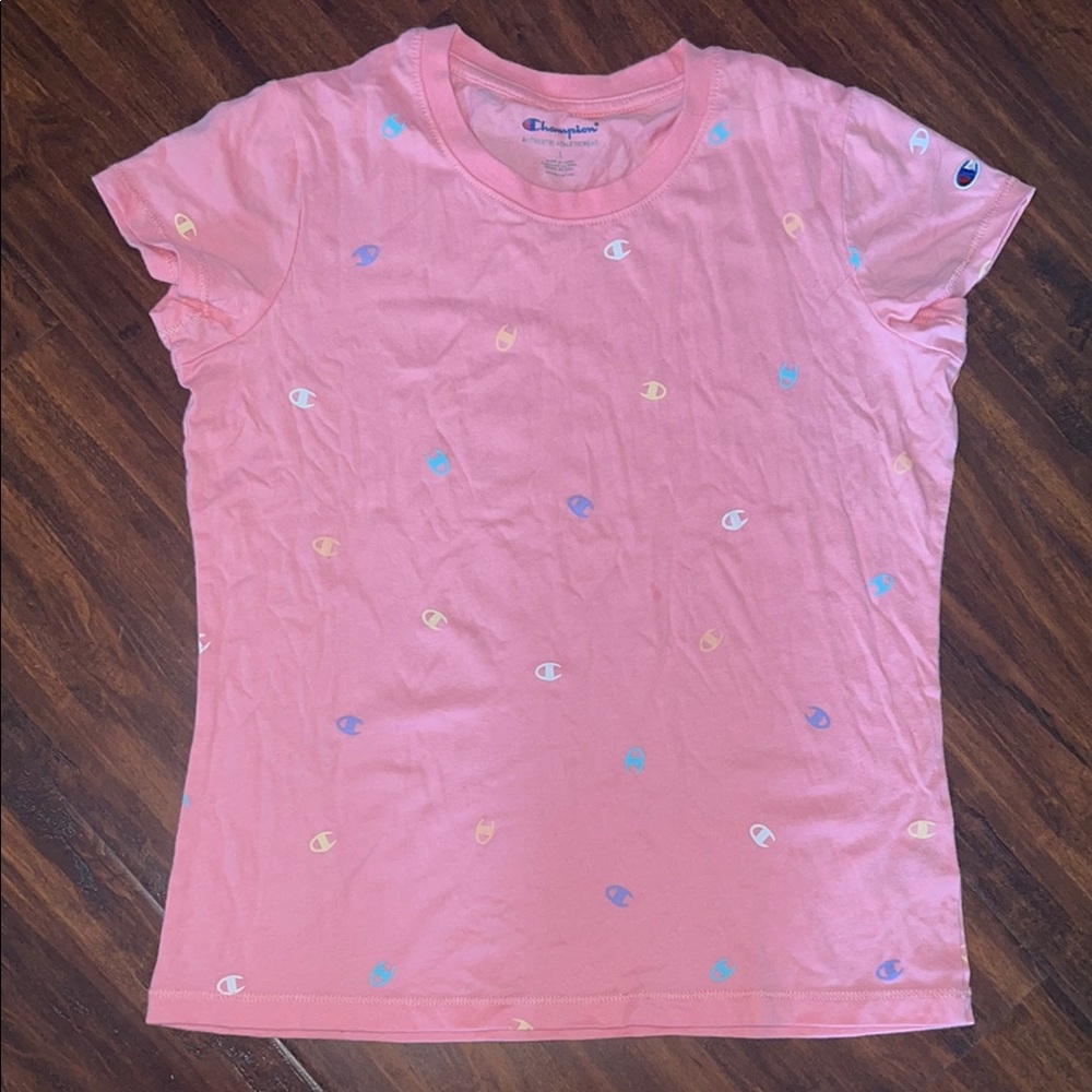 Girls Champion Pink T-Shirt